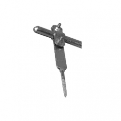 Interception rod holder for fixing into masonry